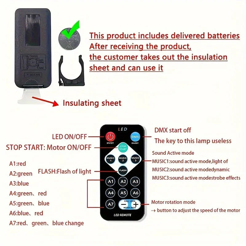 Starry Sky LED Night Light Projector with Remote