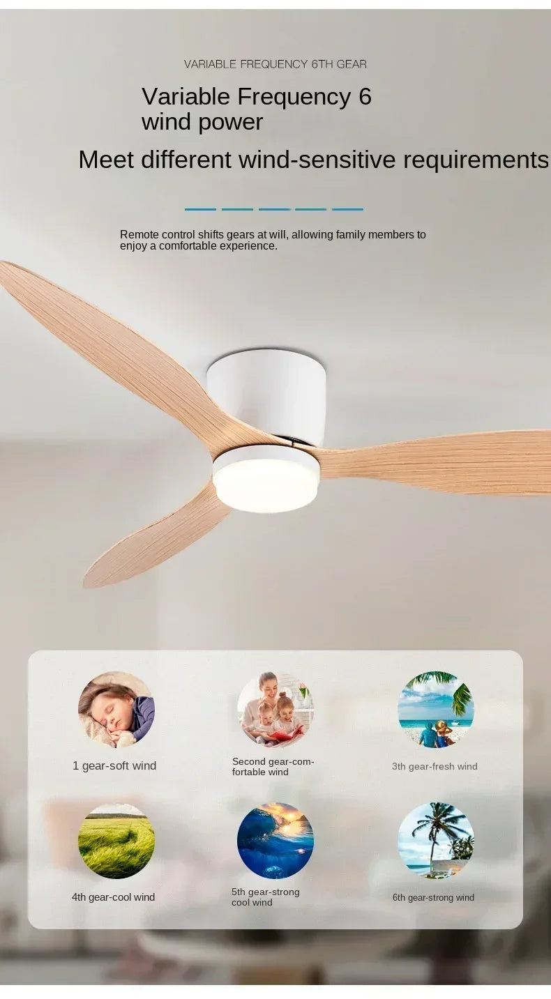 Remote Ceiling Fan &  LED Light