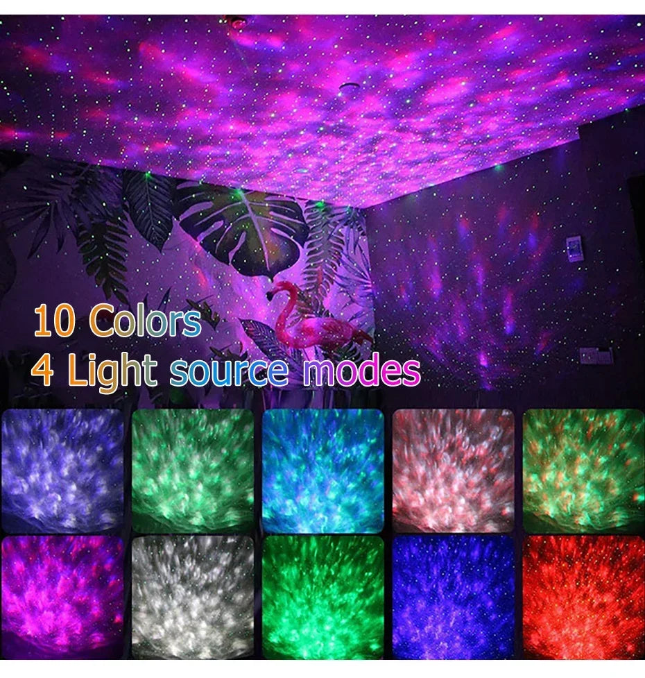 LED Starry Galaxy Projector Night Light