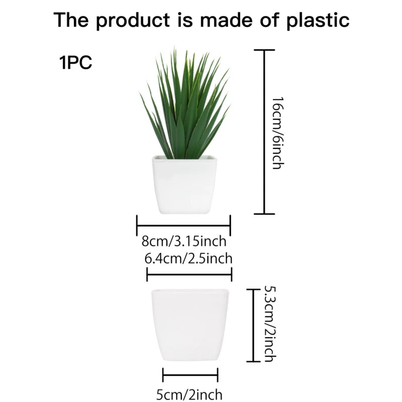 1PC Simulation Potted Plant (plastic)