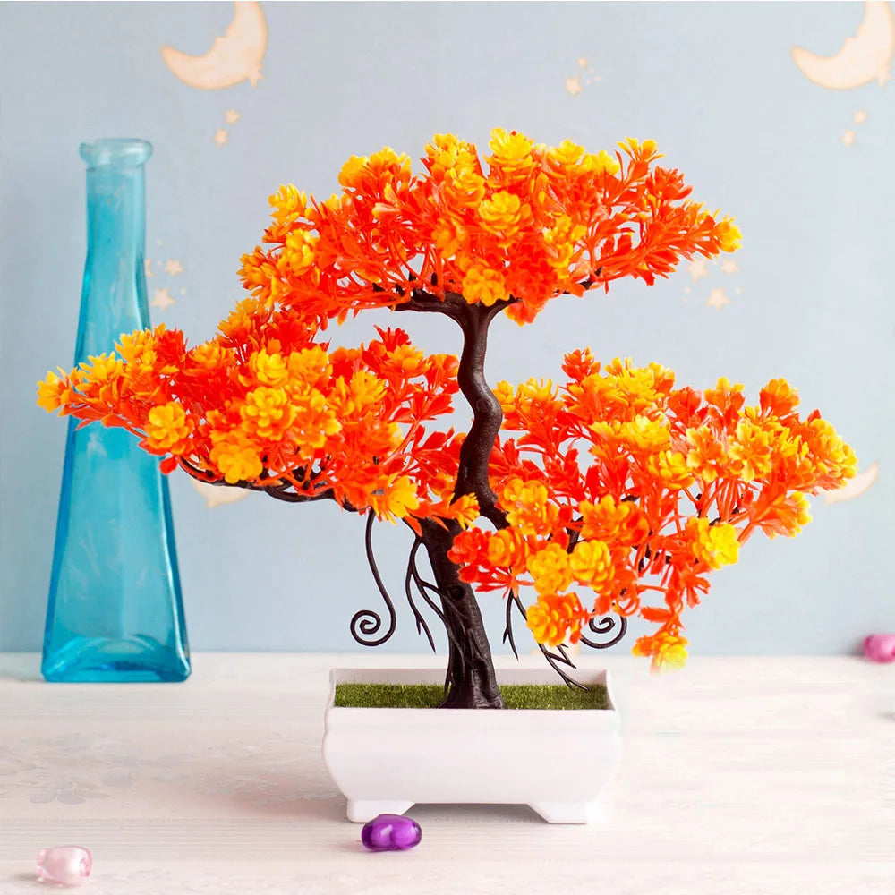 Potted Bonsai Artificial Plant