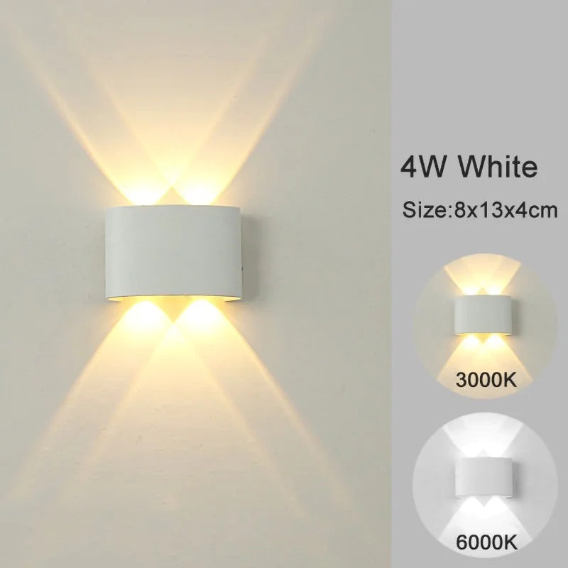 Modern Indoor/Outdoor LED Wall Light