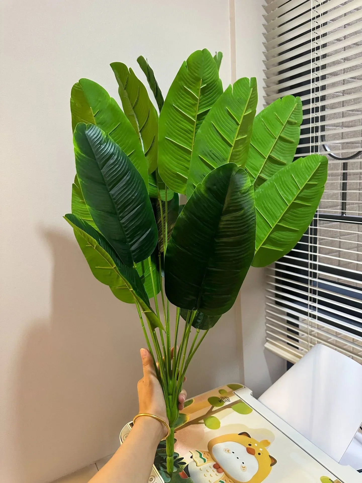 18 Large Artificial Banana Plant Leaves