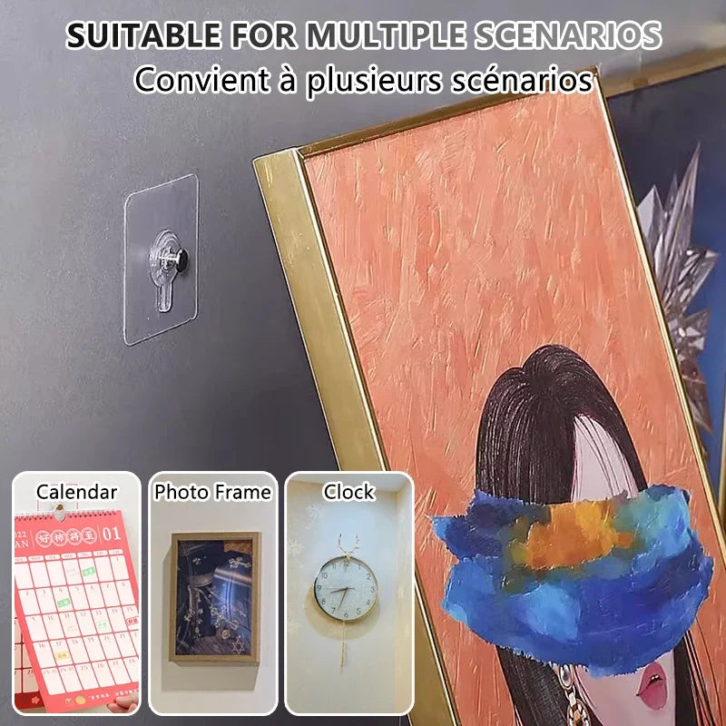 Strong Adhesive Wall Hook Without Piercing