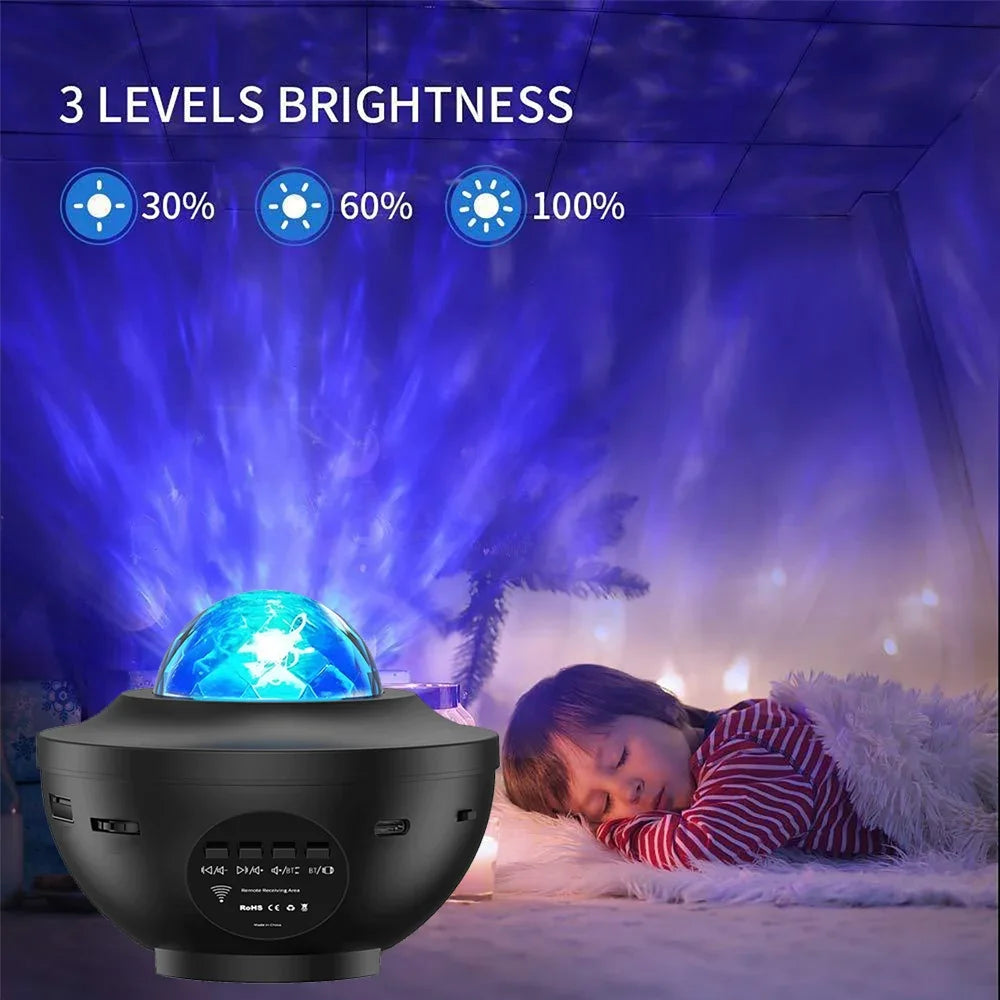 LED Starry Galaxy Projector Night Light