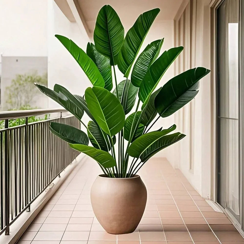 18 Large Artificial Banana Plant Leaves