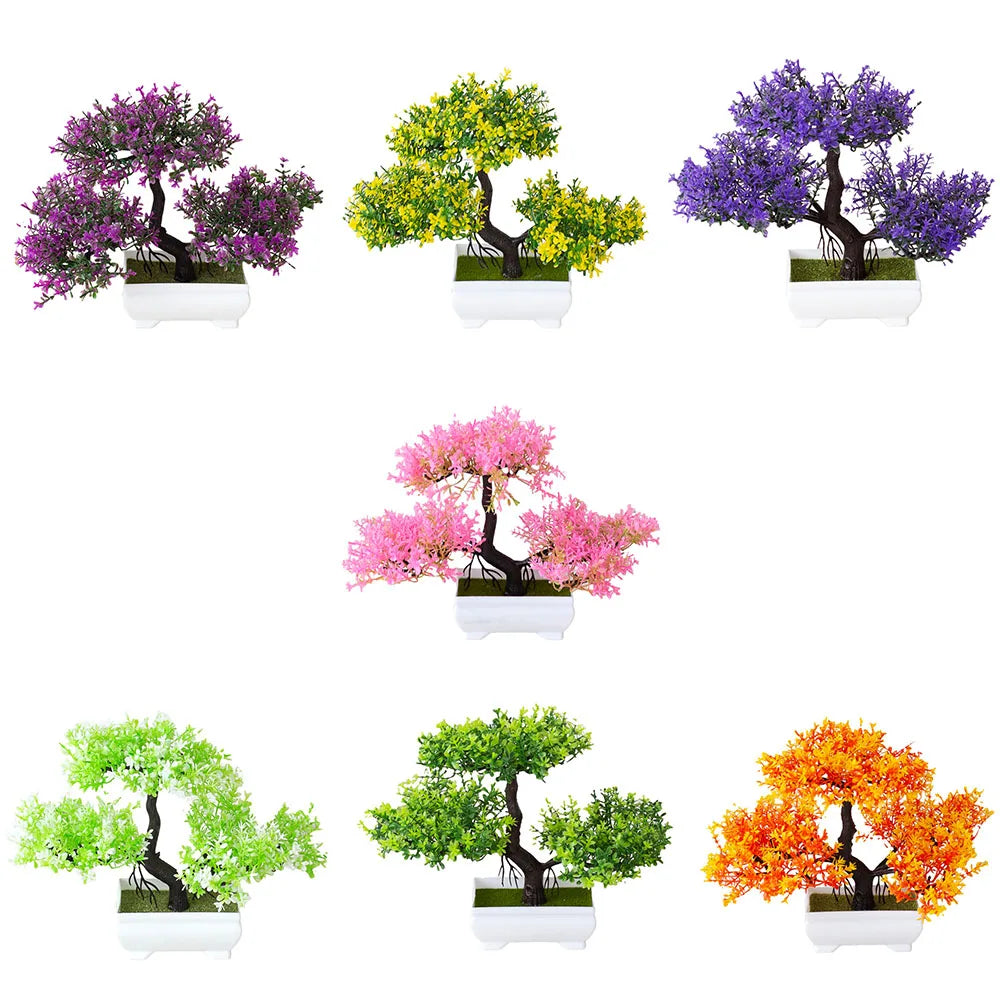 Potted Bonsai Artificial Plant