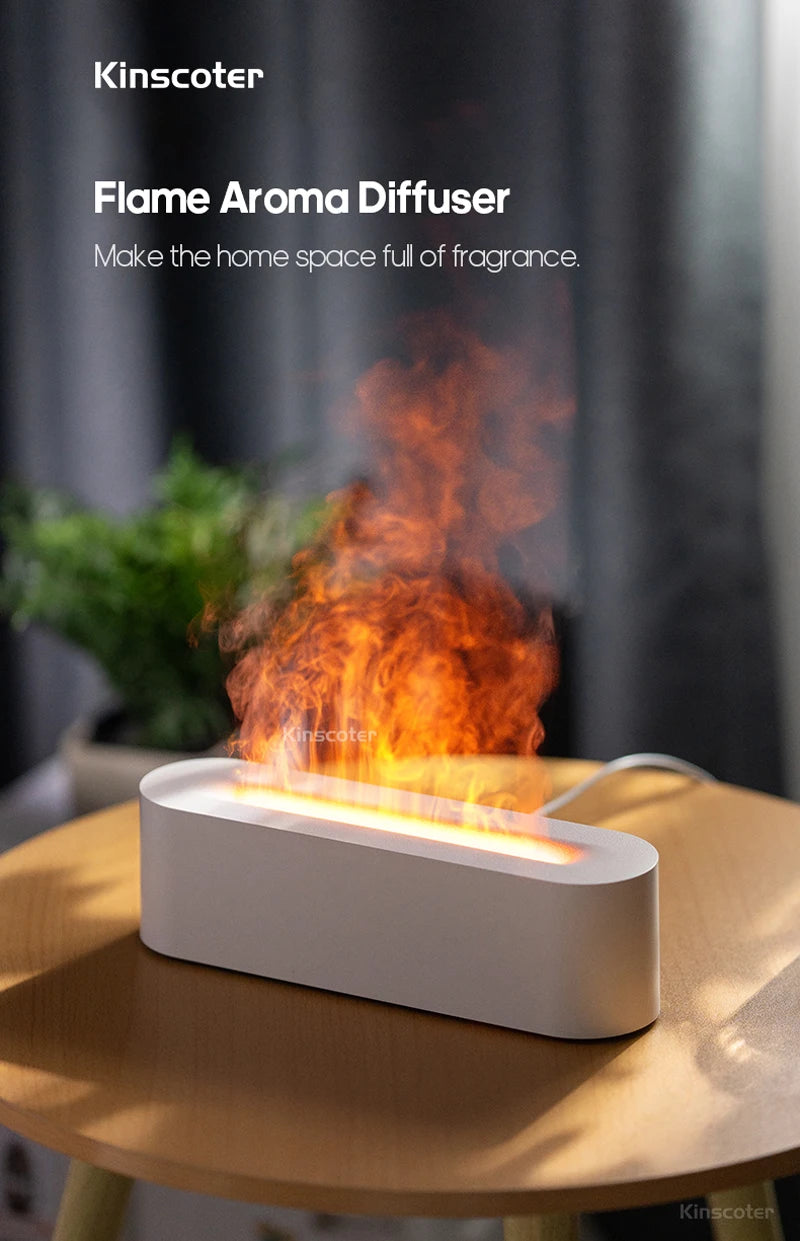 RGB Oil Flame Aroma Diffuser