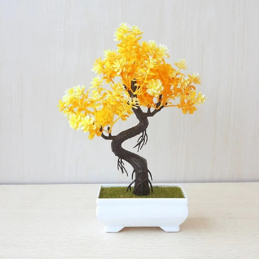 Potted Bonsai Artificial Plant