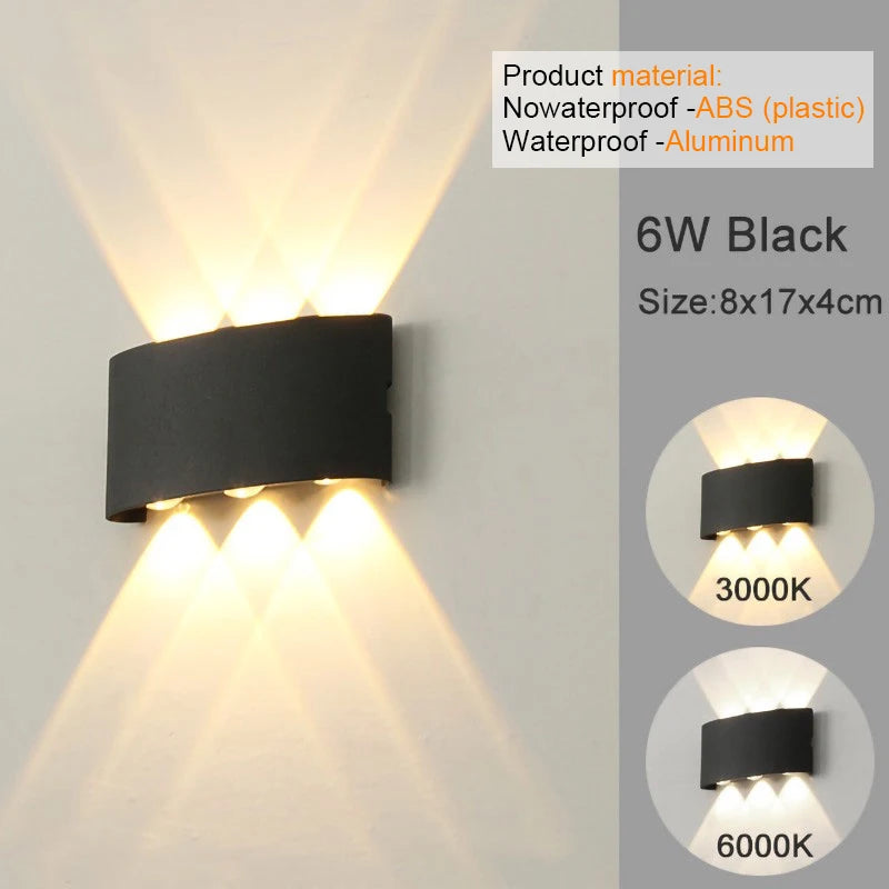 Modern Indoor/Outdoor LED Wall Light
