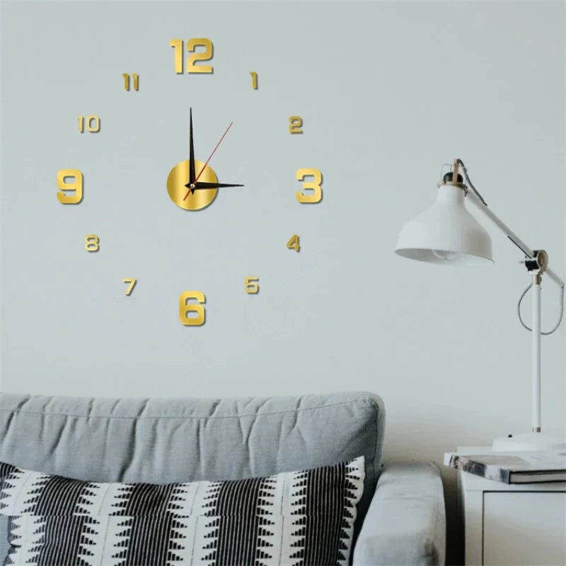 Luminous Digital Clock DIY Stereoscopic Wall Clock