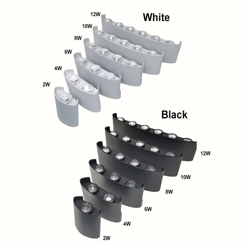 Modern Indoor/Outdoor LED Wall Light