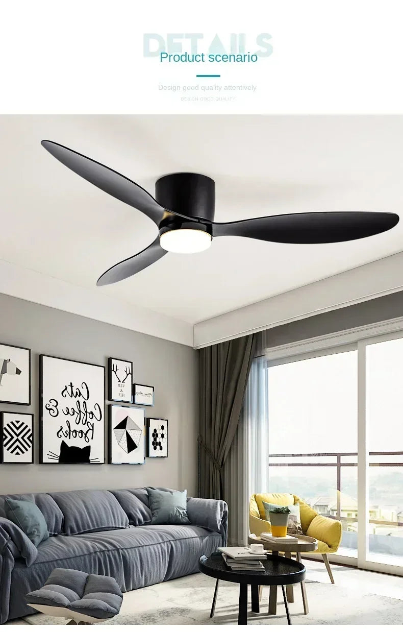Remote Ceiling Fan &  LED Light