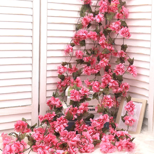 Artificial Silk Cherry Blossom Vine DIY Arrange