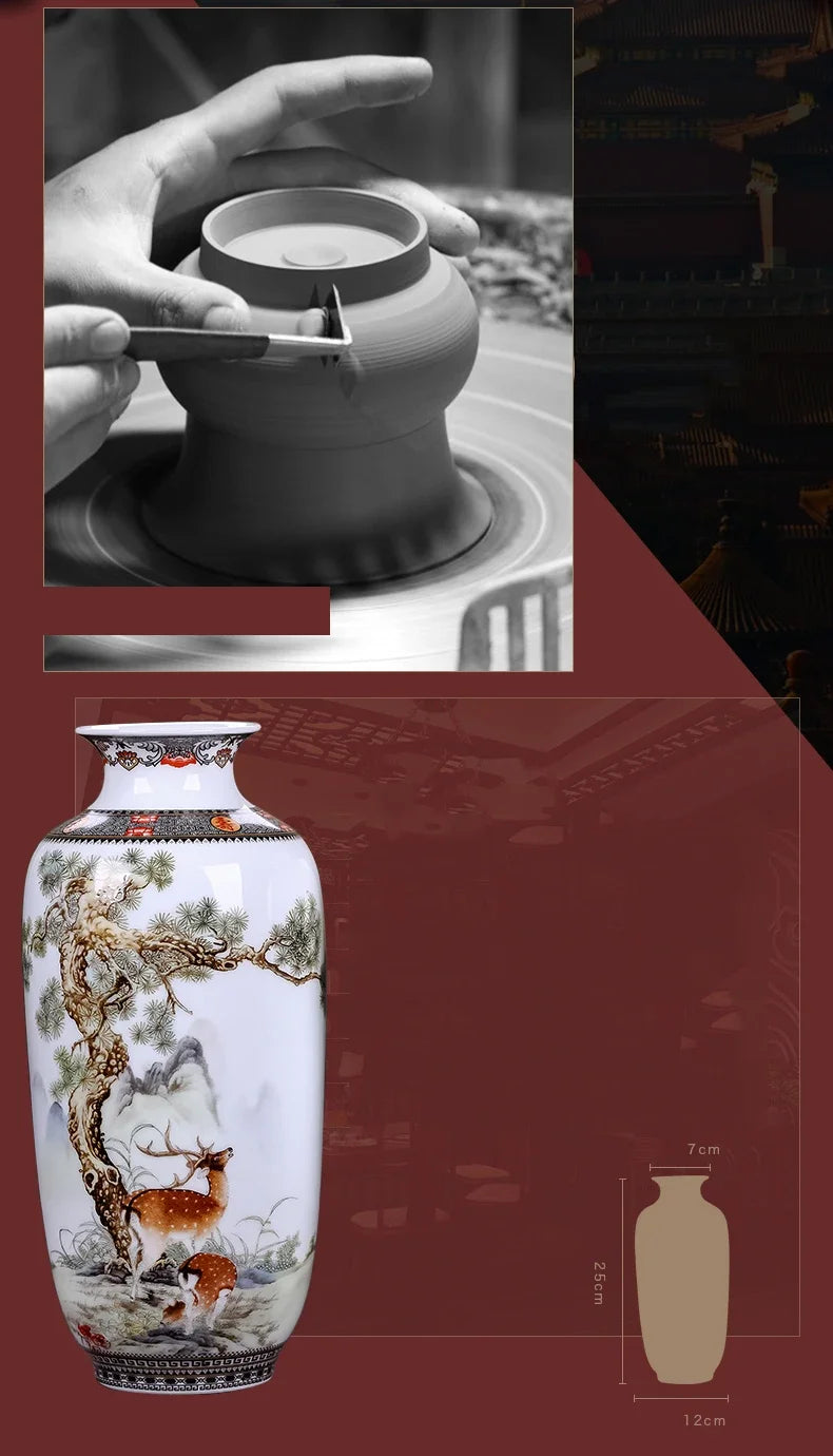 Chinese Traditional Jingdezhen Ceramic Vase