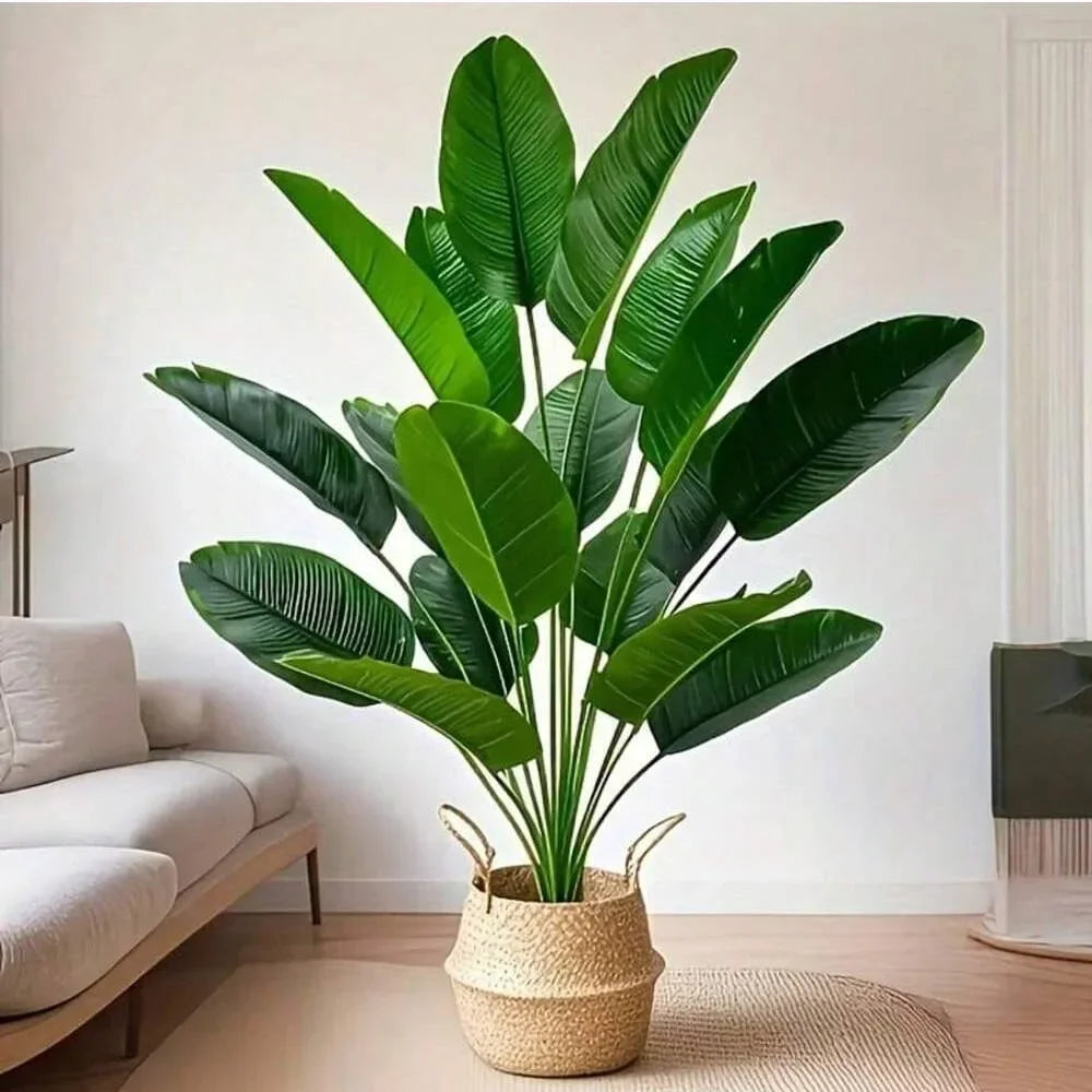18 Large Artificial Banana Plant Leaves