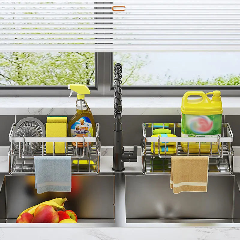 Carbon Steel & Stainless Steel Sink Drain Rack