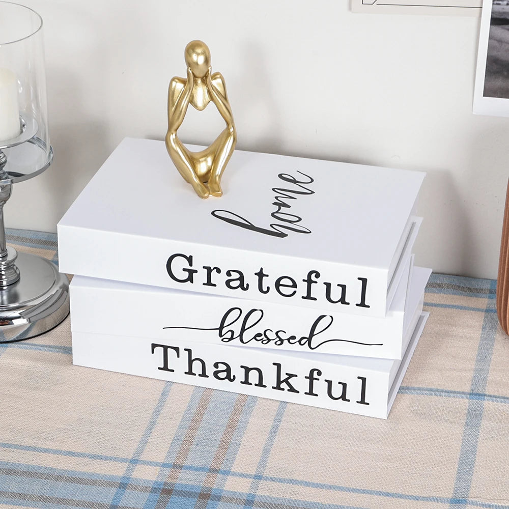 3-Pcs Fashion Fake Book Set (Decoration)