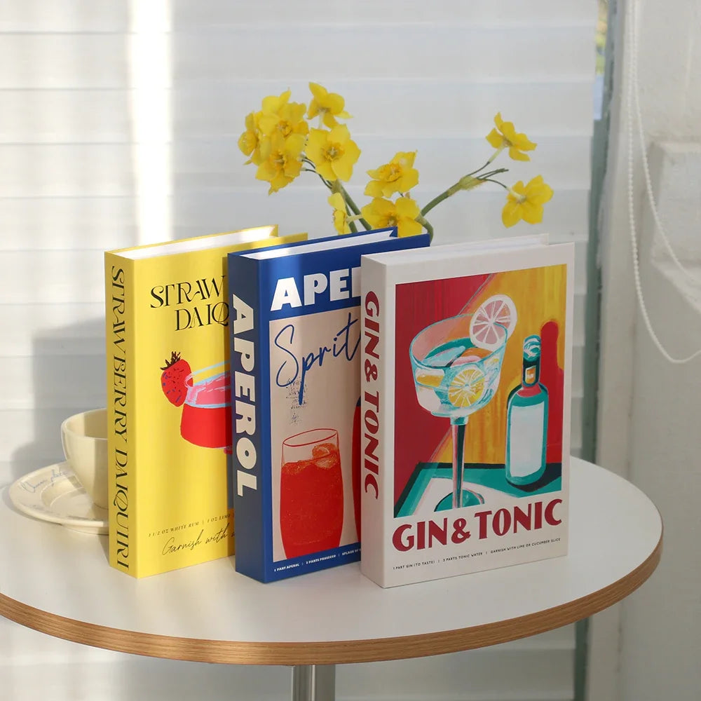 3-Pcs Fashion Fake Book Set (Decoration)