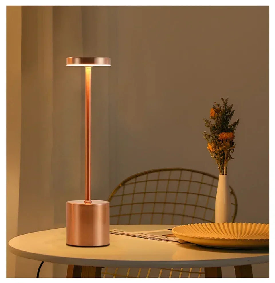 Retro LED Table Lamp Touch Dimmable Desk Lamp