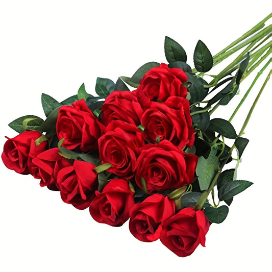 12pcs Artificial Rose Bouquet (DIY Floral)