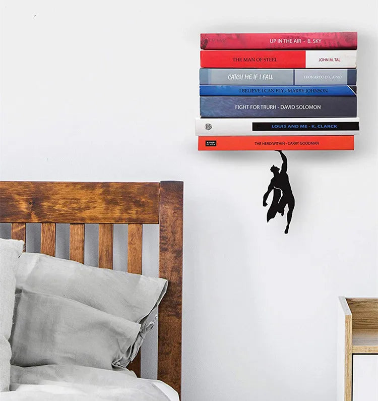 20cm Superhero Metal Bookshelf (large size)