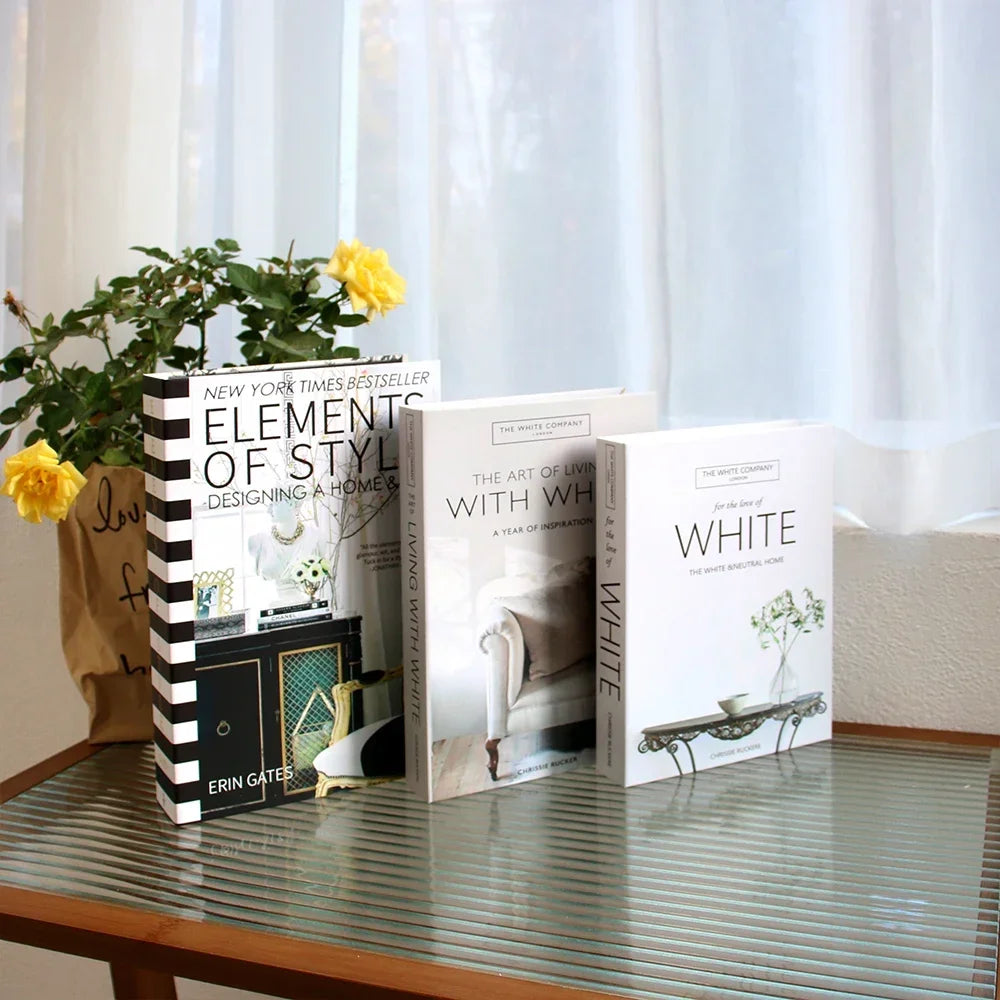 3-Pcs Fashion Fake Book Set (Decoration)