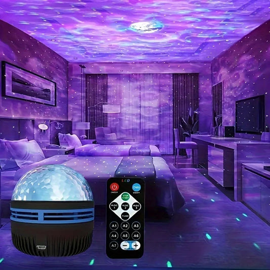 Starry Sky LED Night Light Projector with Remote