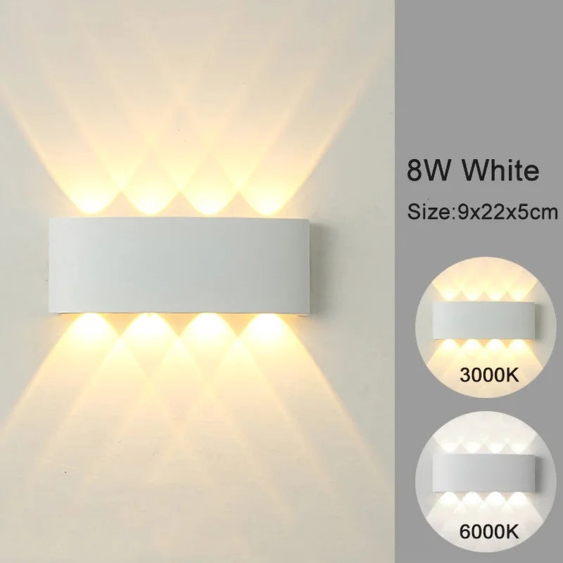 Modern Indoor/Outdoor LED Wall Light