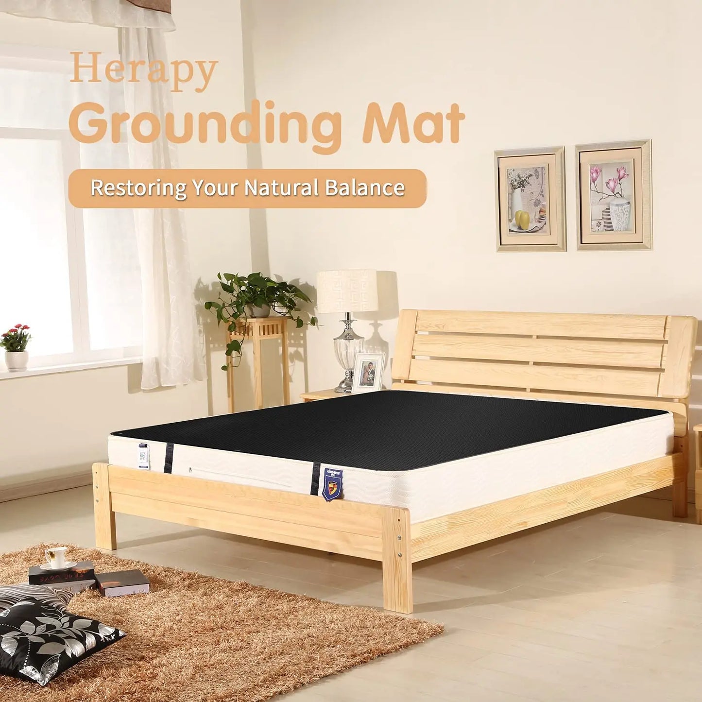 Leather Earthing Mattress Pad