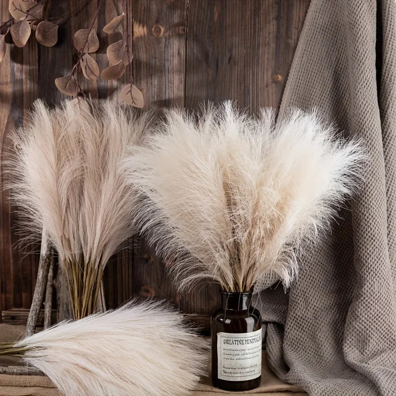 10pcs Faux Pampas Grass for Vase Decoration