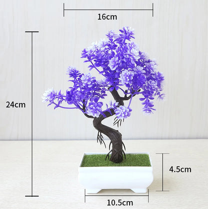 Potted Bonsai Artificial Plant