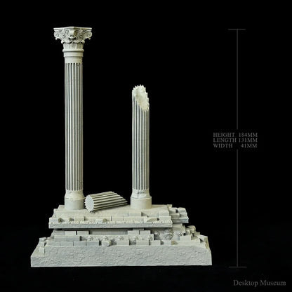 185mm Roman Column Aquatic Decor