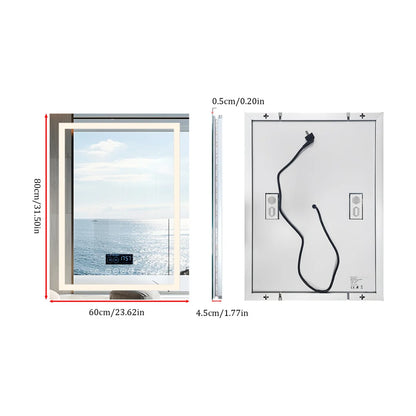 Large Illuminated LED Bluetooth Vanity Mirror(Anti-Fog)