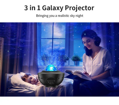 LED Starry Galaxy Projector Night Light