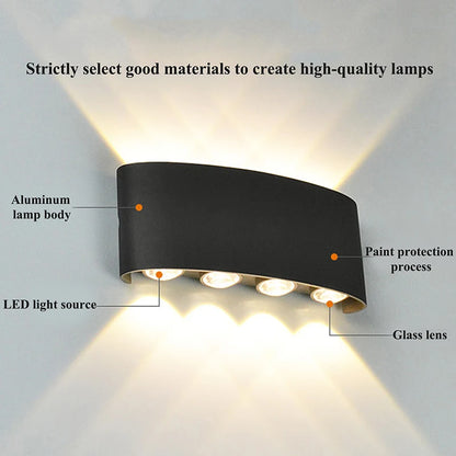 Modern Indoor/Outdoor LED Wall Light