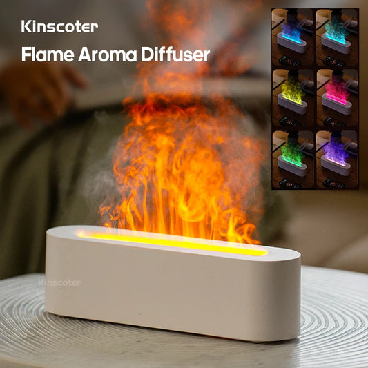RGB Oil Flame Aroma Diffuser