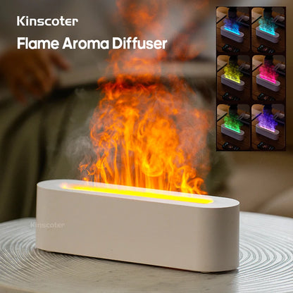 RGB Oil Flame Aroma Diffuser