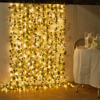 Flower Leaf Garland LED Lights