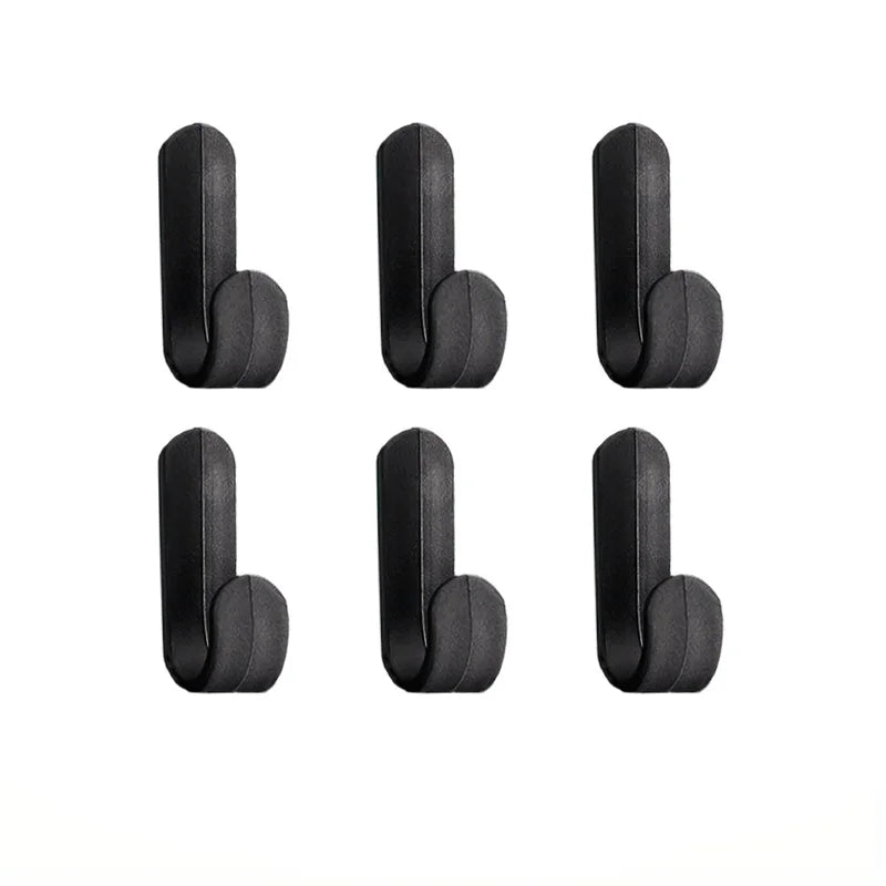 6Pcs Strong Self-Adhesive J-hook No-Drill(Waterproof)