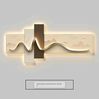 Luxury Wall Art with Light