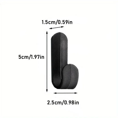 6Pcs Strong Self-Adhesive J-hook No-Drill(Waterproof)