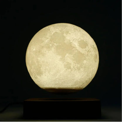 Floating LED Moon Lamp with Magnetic Base
