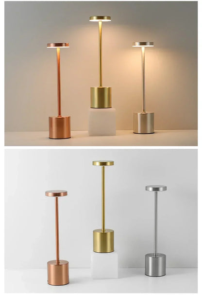 Retro LED Table Lamp Touch Dimmable Desk Lamp