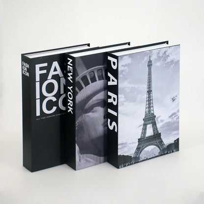 3-Pcs Fashion Fake Book Set (Decoration)