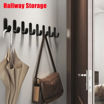 6Pcs Strong Self-Adhesive J-hook No-Drill(Waterproof)