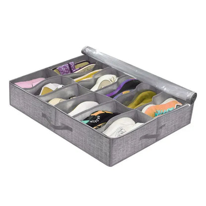 Under-Bed Shoe Organizer (12-Pair)
