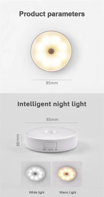 LED Wireless Magnetic Smart Human Body-Sensor Night Light