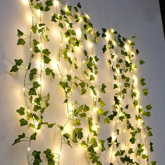 Flower Leaf Garland LED Lights
