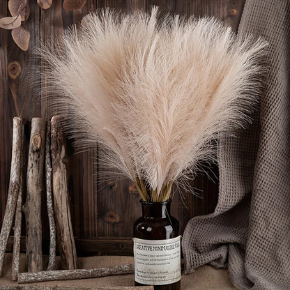 10pcs Faux Pampas Grass for Vase Decoration